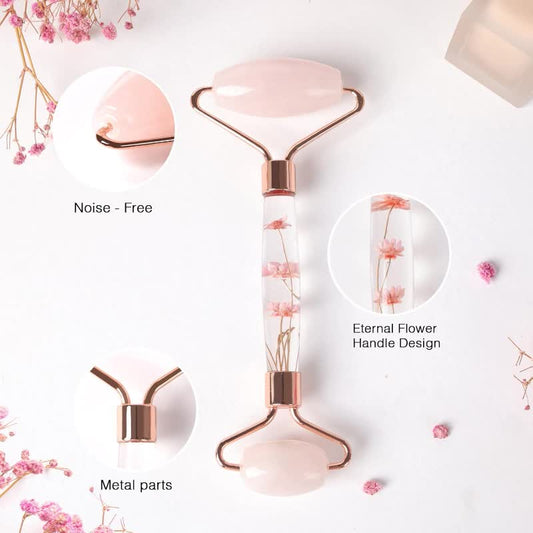 SerenoVita Rose Quartz Beauty Roller