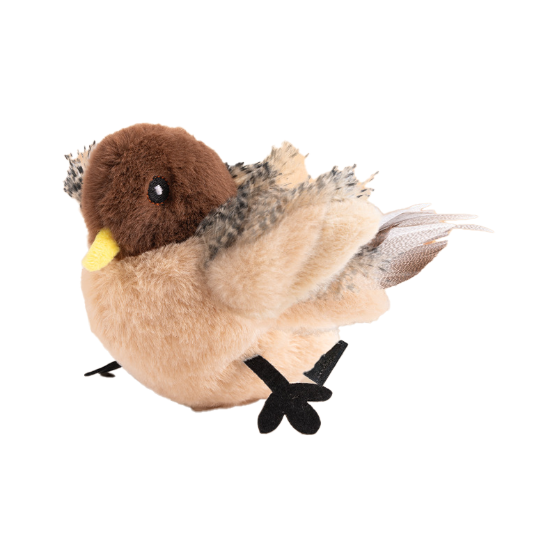 Realistic Bird Cat Toy