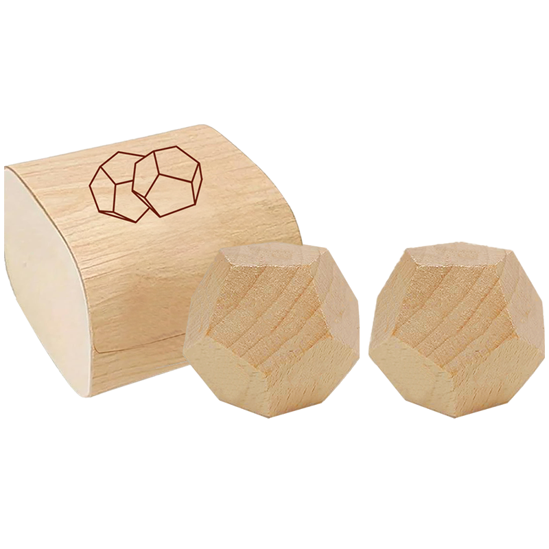 Wooden Couples Dice