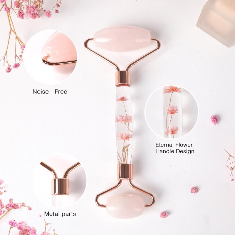 SerenoVita Rose Quartz Beauty Roller