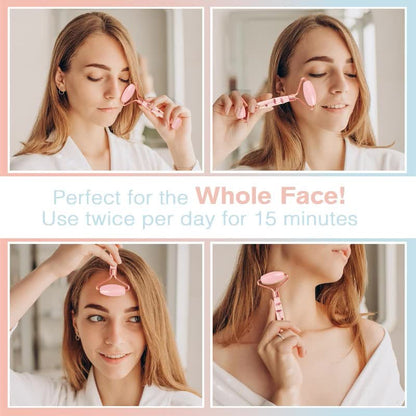 SerenoVita Rose Quartz Beauty Roller